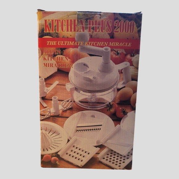 Kitchen Plus 2000 The Ultimate Kitchen Miracle Chopper Slicer & Juicer Recipe-Bk - Picture 2 of 6